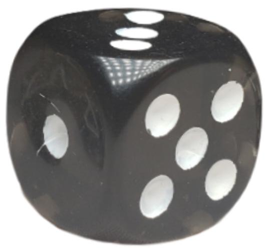 Dice Set of 8d6 pips 18mm