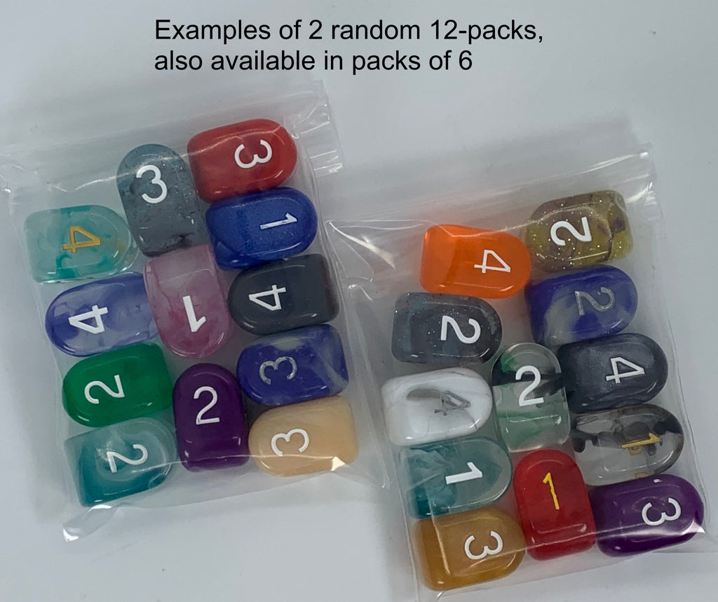  packs of Arch'd4 Roll Again Dice