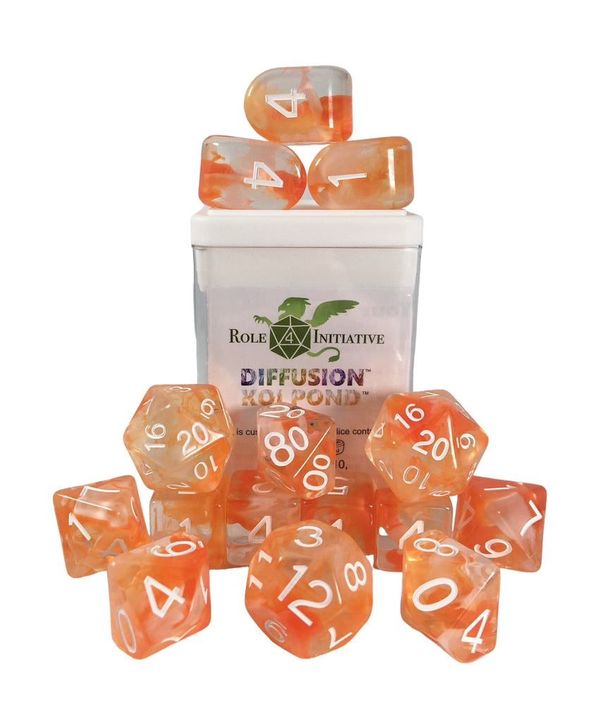 Diffusion Koi Pond Set of 15 dice