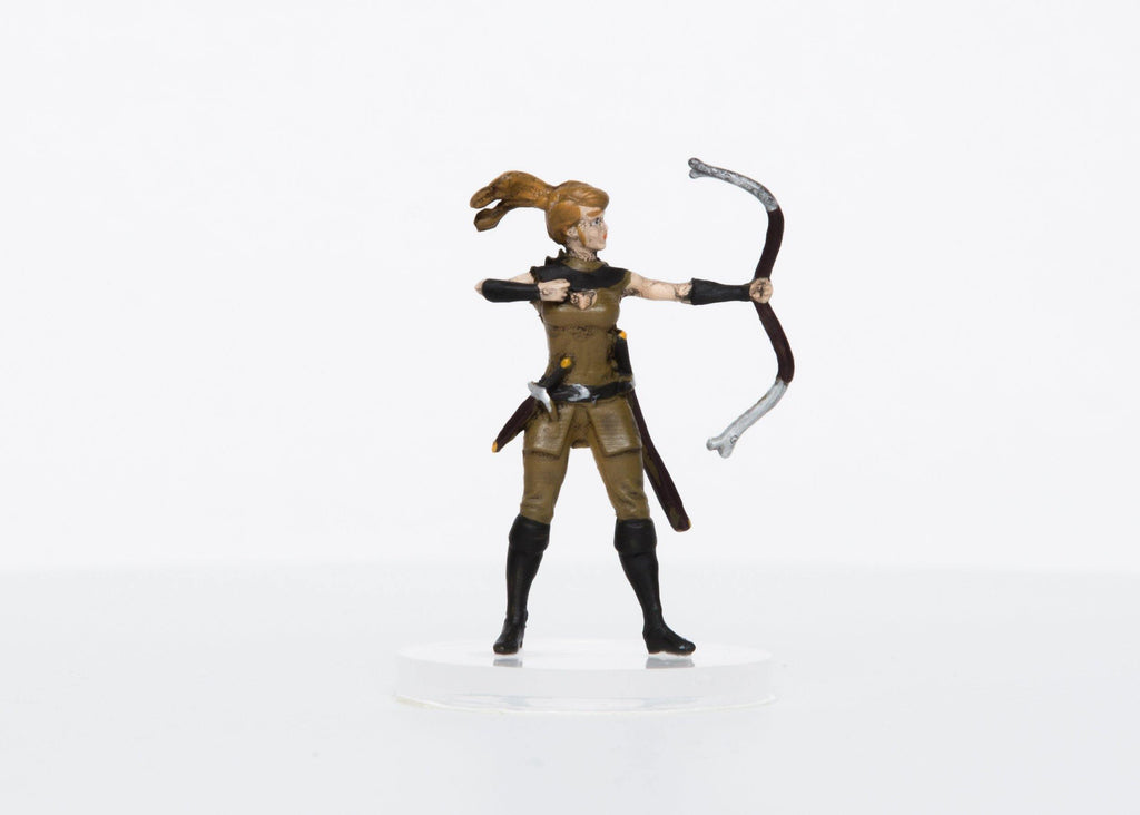 Female Human Archer 28mm Plastic Mini